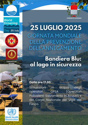 25 Luglio: World Drowning Prevention Day. Bandiera Blu: al lago in sicurezza