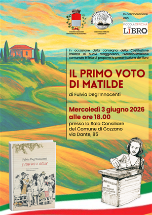 Presentazione del libro IL PRIMO VOTO DI MATILDE