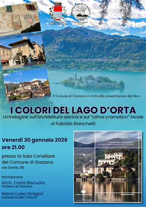 Presentazione del libro "I COLORI DEL LAGO D'ORTA" di Fabrizio Bianchetti