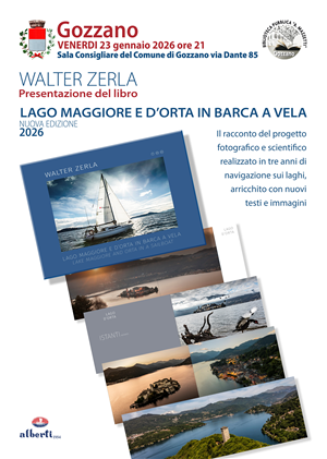 Presentazione del libro "LAGO MAGGIORE E D'ORTA IN BARCA A VELA" di Walter Zerla