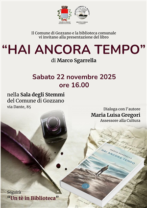 Presentazione del libro "Hai ancora tempo"
